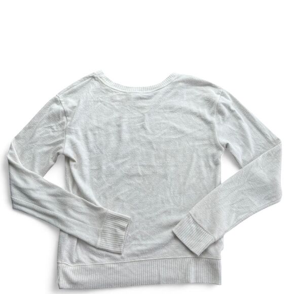 Abercrombie-fitch Women's White and Blue Top - Picture 2 of 3